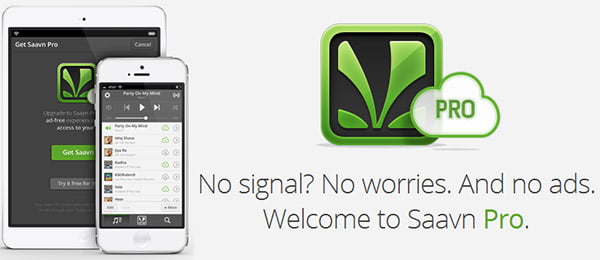 Saavn Pro & Pro Lite comes to Android - Offline listening, Ad-Free, 320 kbps Quality for Rs 110 per month