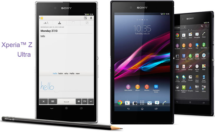 Sony unveils Xperia Z Ultra Phablet - 6.4inch Full HD display, Ultra Slim, Snapdragon 800 powered
