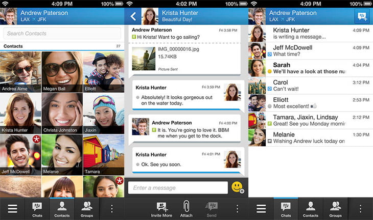 BlackBerry Messenger (BBM) App launched for iOS, Android Devices