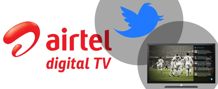 Airtel Digital TV gets integrated with Twitter - now Live Tweets On TV
