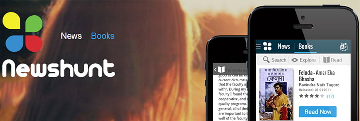 NewsHunt brings in Indian language eBooks store - Free and Paid