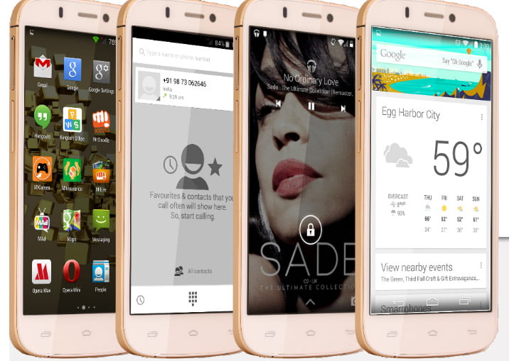 Micromax goes Golden with Canvas Gold A300 - 5.5 inch display, Octa-core, Kitkat