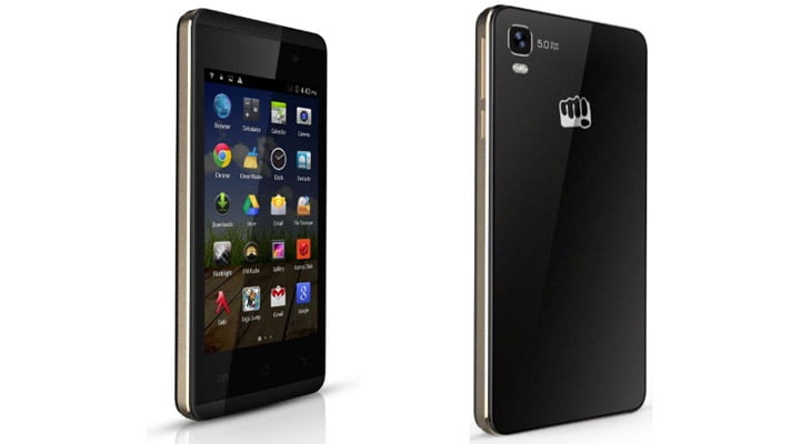 Micromax comes up with another KitKat phone - Canvas Fire A093 with Dual-Front Speakers
