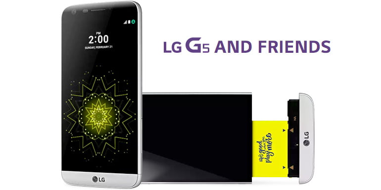 LG G5 smartphones launched with Friends