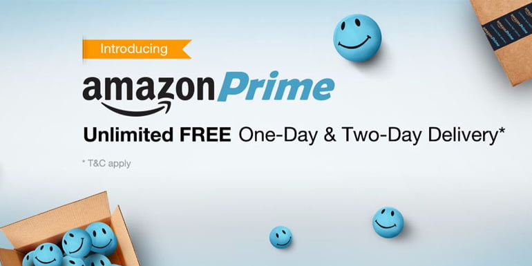 Amazon Prime comes to India - Amazon Fulfilled + Free Fast Delivery