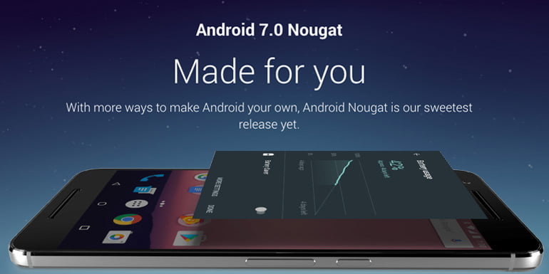 Android 7.0 Nougat Released, started rolling out for Nexus devices