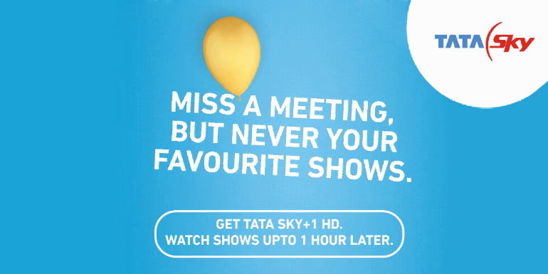 Now watch TV shows an Hour later with Tata Sky '+1' service