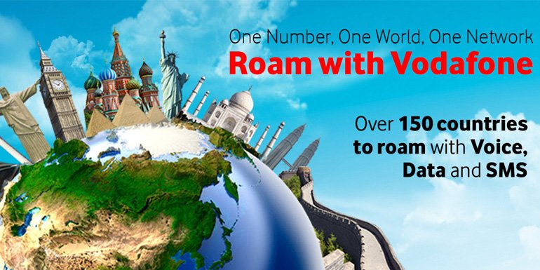 Vodafone daily International Roaming Pack - Free incoming calls, Outgoing calls at Rs 1 per min