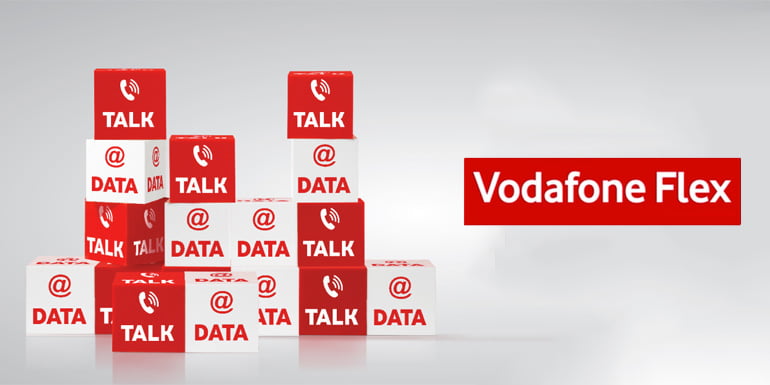 Vodafone FLEX - One recharge for Voice, Data, SMS & Roaming