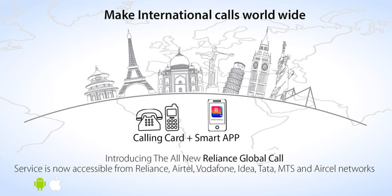RCom introduces Reliance Global Call India app for cheap International Calls