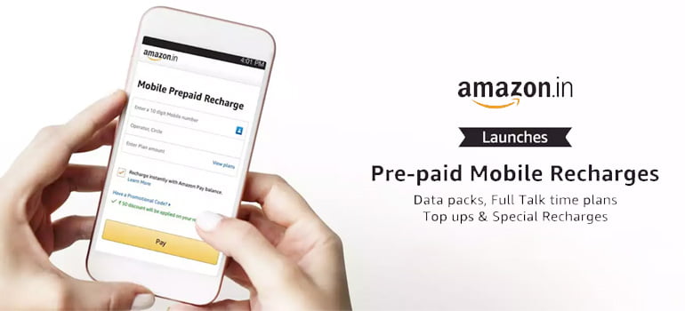 Amazon India To Launch Mobile Recharges With Instant Wallet Payment