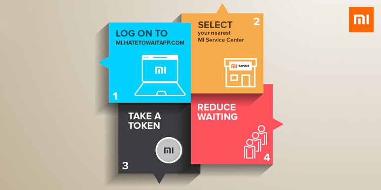 Xiaomi India Enables Online Service Appointment : Powered By hate2wait