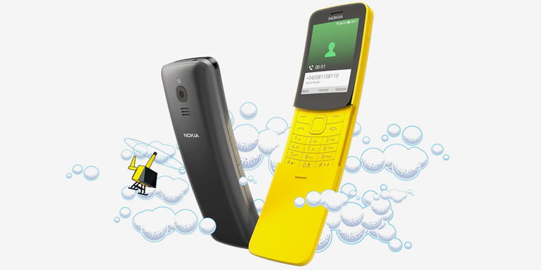 Nokia 8110 feature phone with 4G VoLTE, Apps