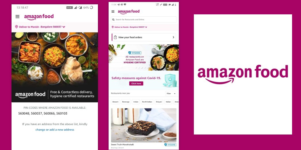Amazon Food delivery service launched in India