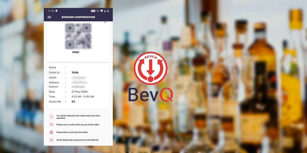 BevQ virtual queue app for Kerala BEVCO