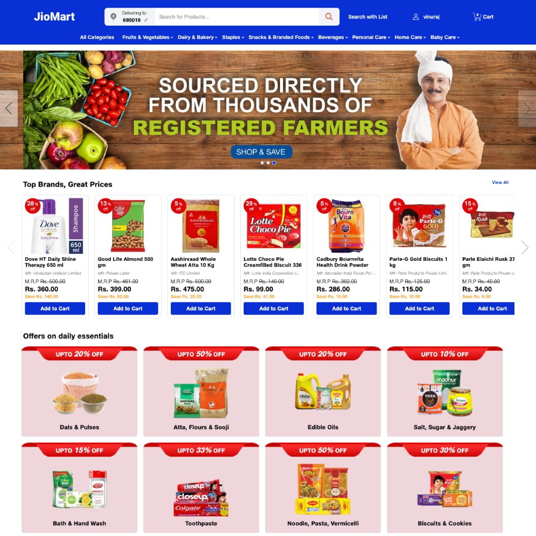 JioMart website goes live along with deliveries in more Indian locations