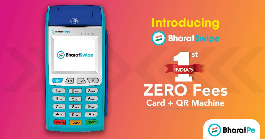 BharatPe PoS card machine for merchants