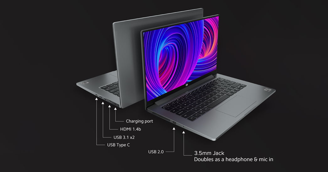 Mi NoteBook 14 Horizon Edition ports and connectivity options